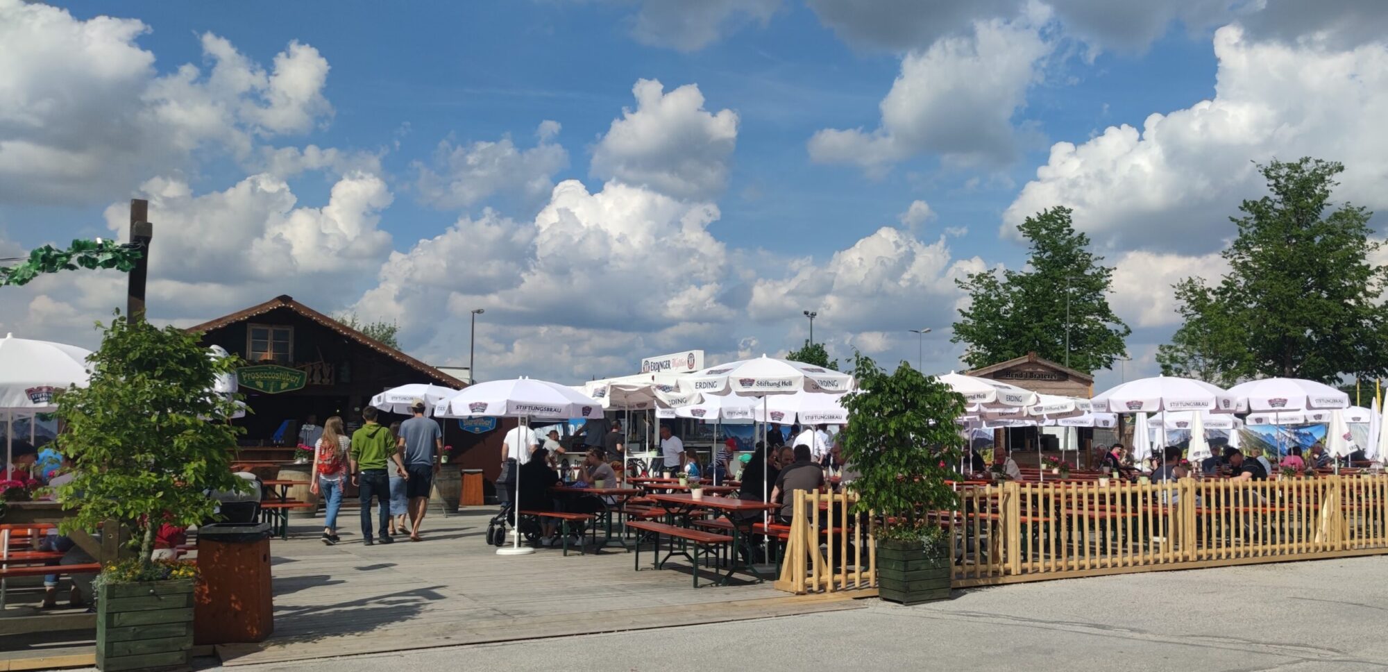 Volksfest Erding in der bayrischen Provinz.